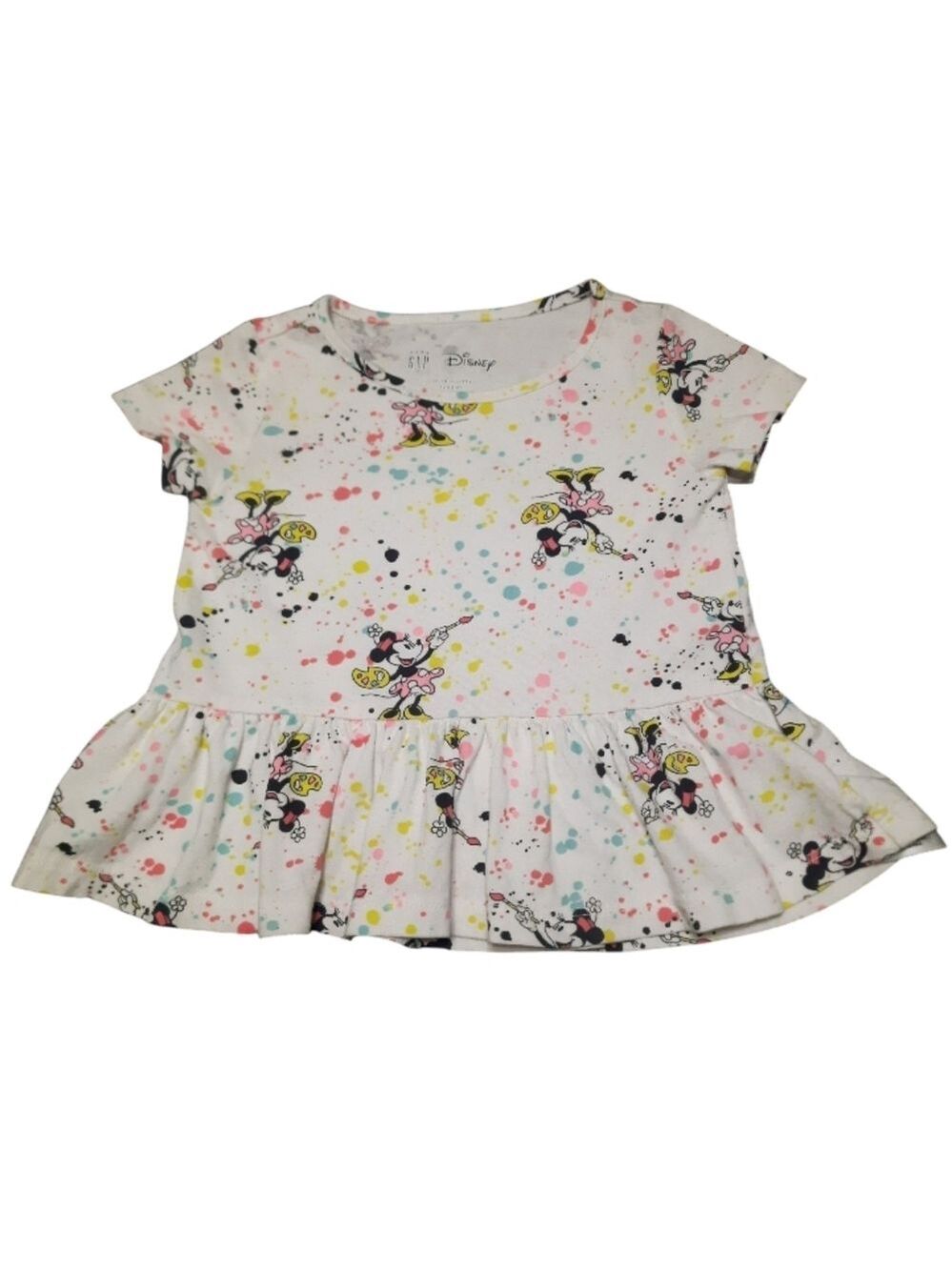 Baby Gap Disney Peplum Blouse 12 to 18 Months
